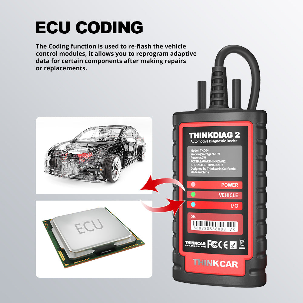 Star card ThinkDiag2 one year free software car failure detector supports CANFD protocol overseas version – image 8