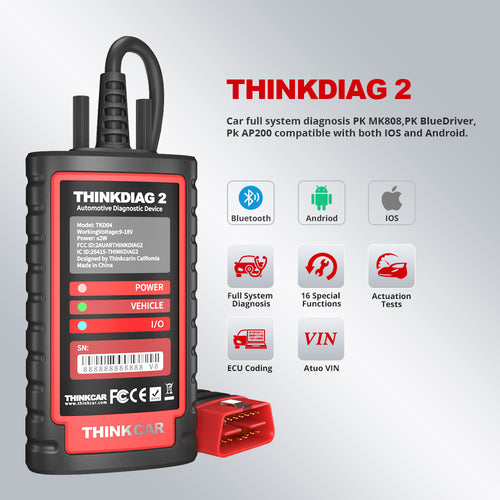 Star card ThinkDiag2 one year free software car failure detector supports CANFD protocol overseas version