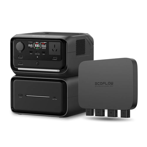 EcoFlow 500W Alternator Charger+RIVER 3 Max Plus