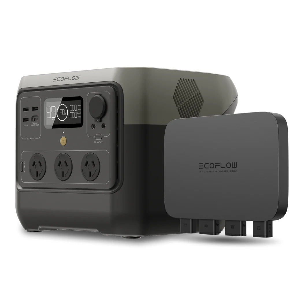 EcoFlow 500W Alternator Charger+River 2 Pro