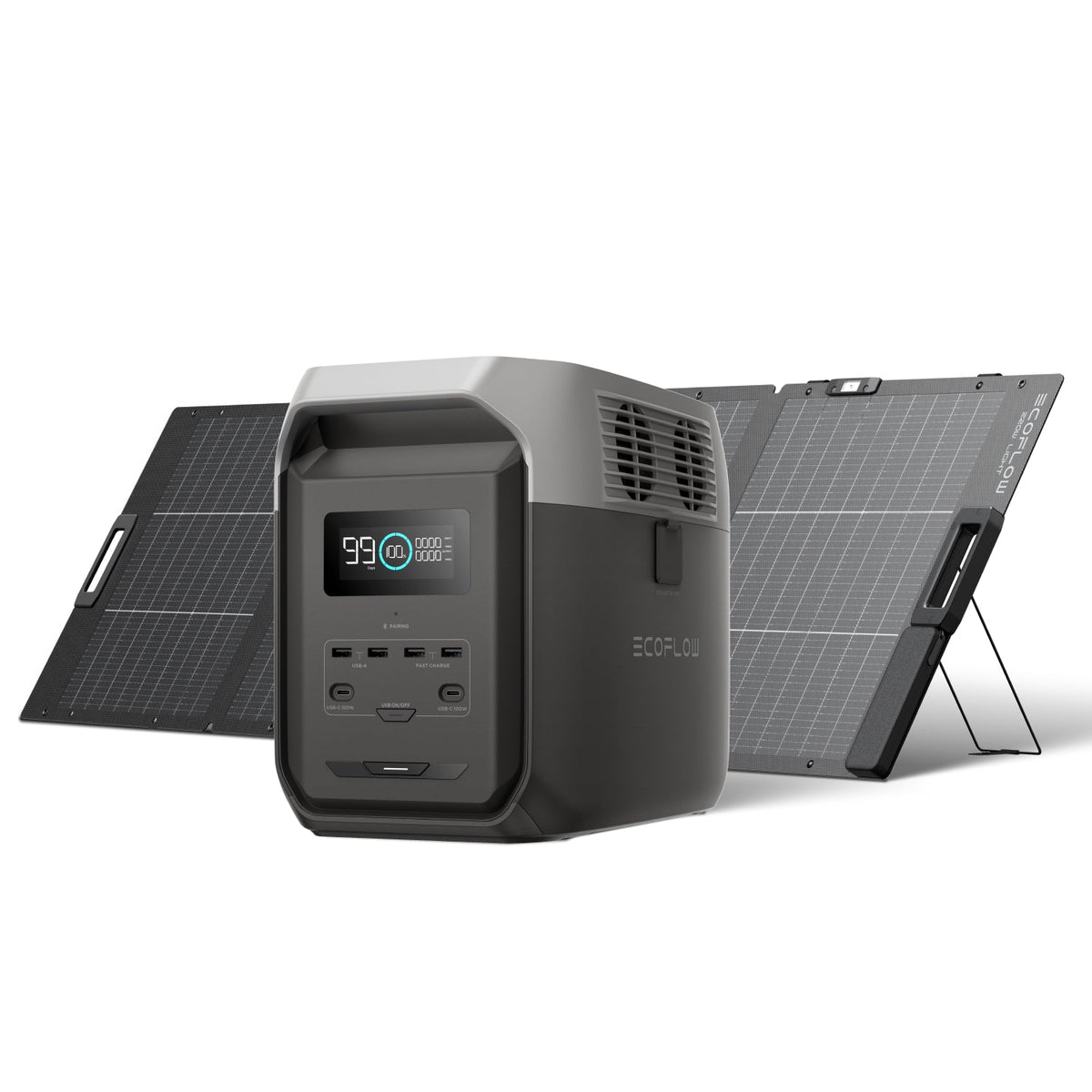 EcoFlow DELTA 3 (1500) + 220W Lightweight Portable Solar Panel