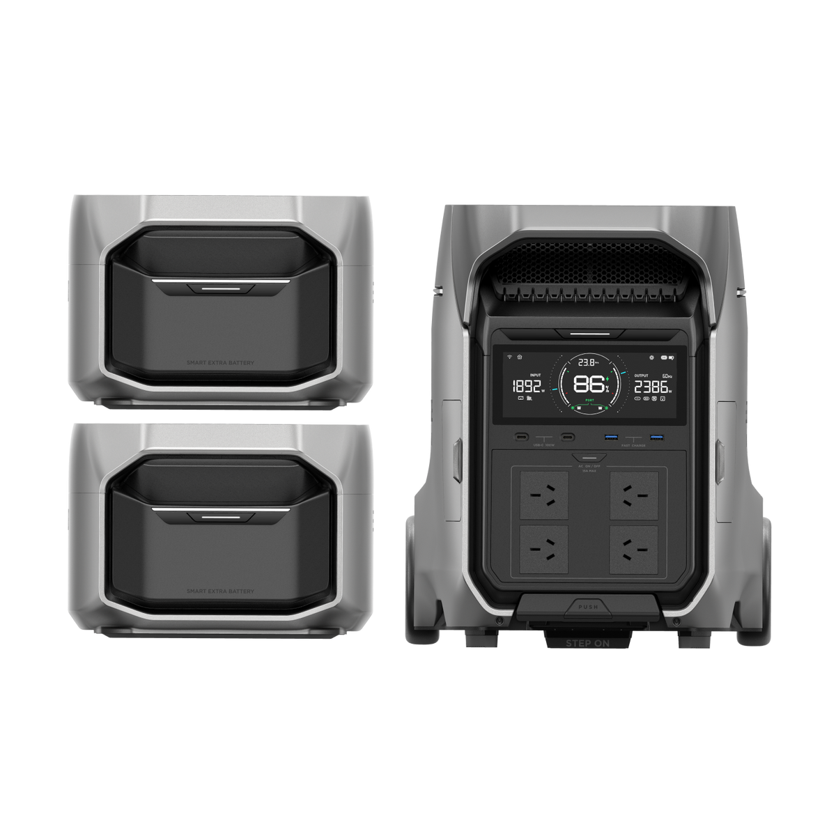 EcoFlow Delta Pro 3 + Delta Pro 3 Extra Battery*2