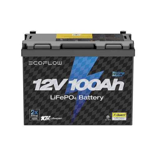 EcoFlow 12V 100Ah Lithium Trolling Motor Battery