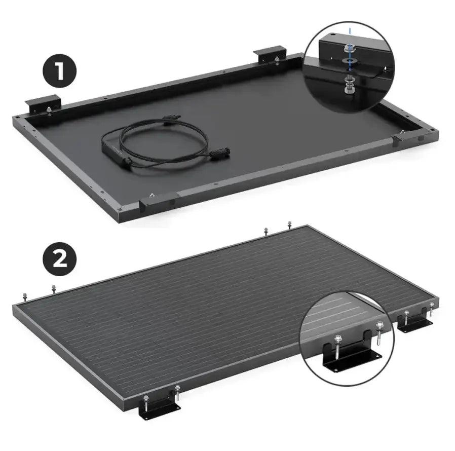 EcoFlow 2*400W Rigid Solar Panel